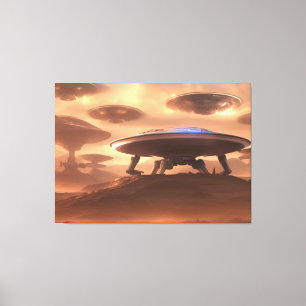 Impression du canevas d'invasion UFO