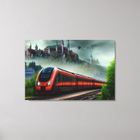 Impression du canevas du train