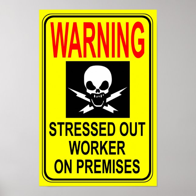 Impression du collaborateur stressé (Devant)
