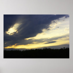 Impression du coucher du soleil