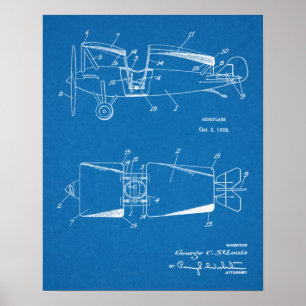 Impression du dessin d'art breveté d'avion mobile