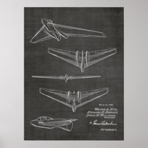 Impression du dessin d'art de l'avion de l'escadre