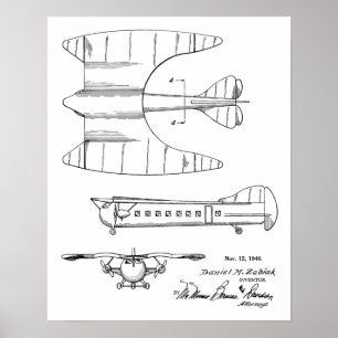 Impression du dessin d'art sur les brevets d'avion