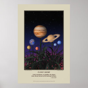 Impression du groupe de planètes