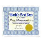 Impression du meilleur certificat B du monde