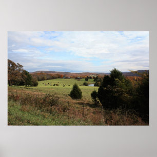Impression du paysage d'Ozark