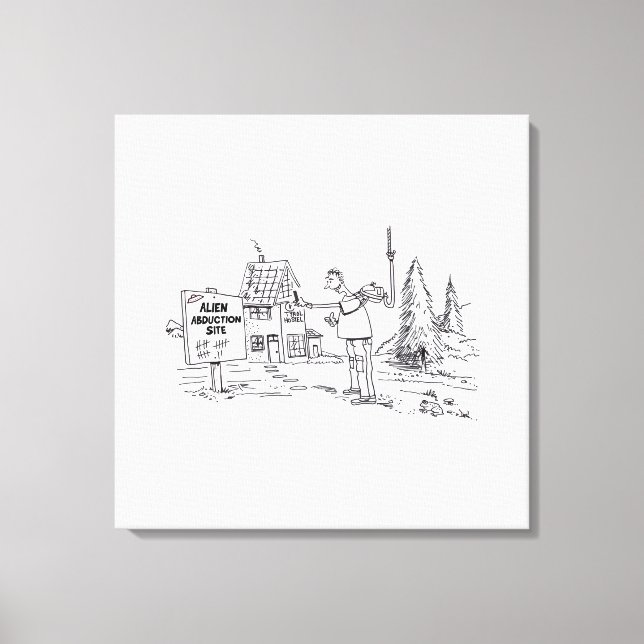 Impression du site d'enlèvement d'Aliens (Recto)