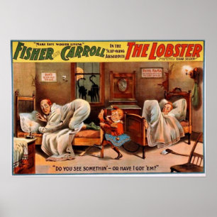 Impression du théâtre vintage Slapstick