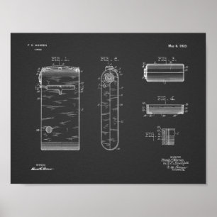 Impression d'un dessin d'art breveté de caméra com