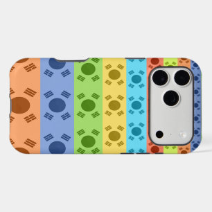 Impression d'un drapeau coréen multicolore