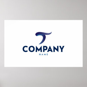 Impression d'une affiche de logo personnalisée