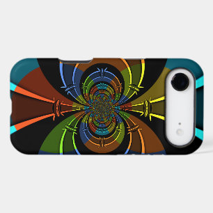 Impression d'une éclatement de couleur Abstraite