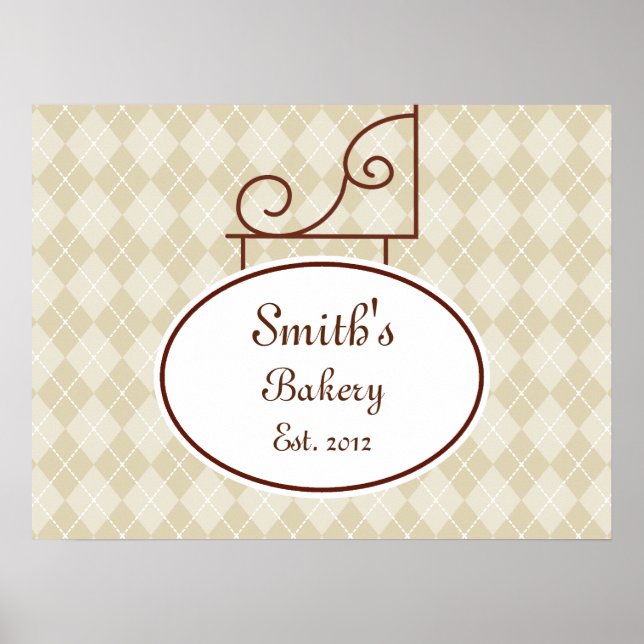 Impression d'une signature Vintage personnalisée (Devant)