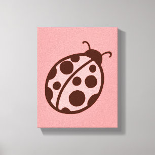 Impression d'une toile de Ladybug