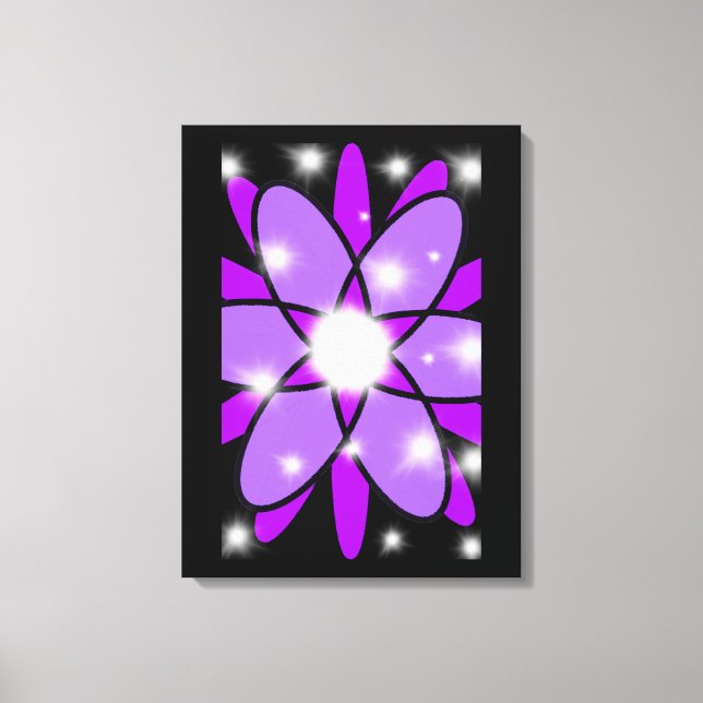 Impression d'une toile d'expérience florale (Recto)