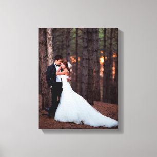 Impression d'une toile photo de mariage personnali