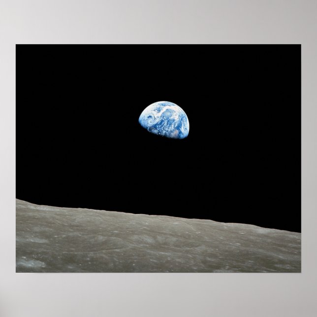 Impression Earthrise 16 pouces x 20 pouces (Devant)