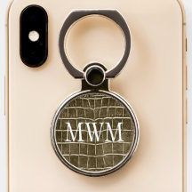 Impression en cuir de crocodile naturel Faux