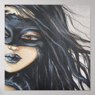 Impression en toile Angel foncé