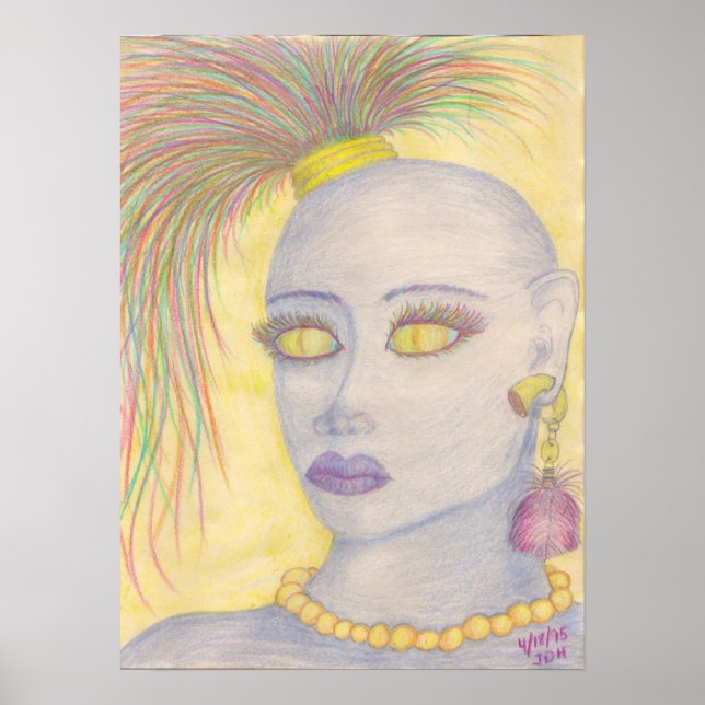 Impression en toile "bleue" (Devant)
