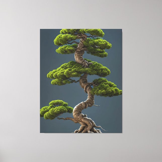 Impression en toile Bonsai (Recto)