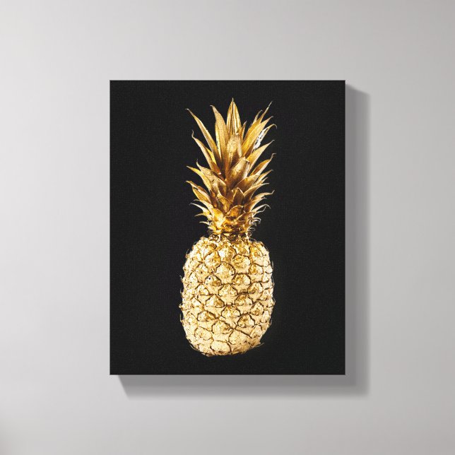 Impression en toile d'ananas or (Recto)