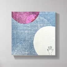 Impression en toile de lune rose