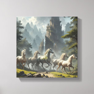 Impression en toile étirée Cheval