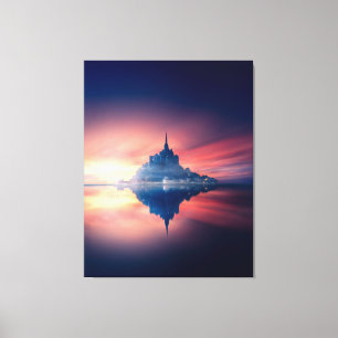 Impression en toile étirée - Mont Saint-Michel Fra