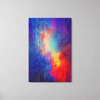 Impression en toile étirée multicouleur Abstraite 