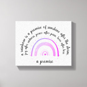 Impression en toile étirée - Une promesse
