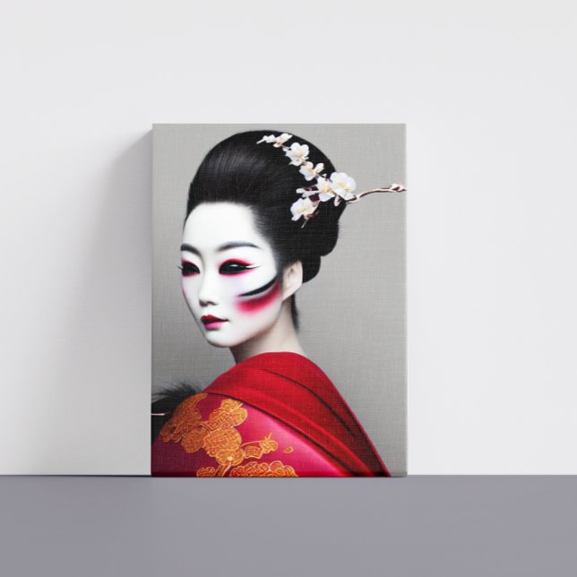 Impression en toile Geisha (Créateur téléchargé)