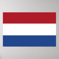 Impression encadrée avec Drapeau de Pays-Bas