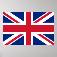 Impression encadrée avec Drapeau du Royaume-Uni