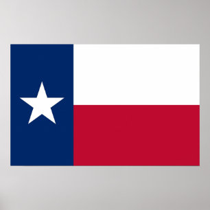 Impression encadrée avec Drapeau du Texas, États-U