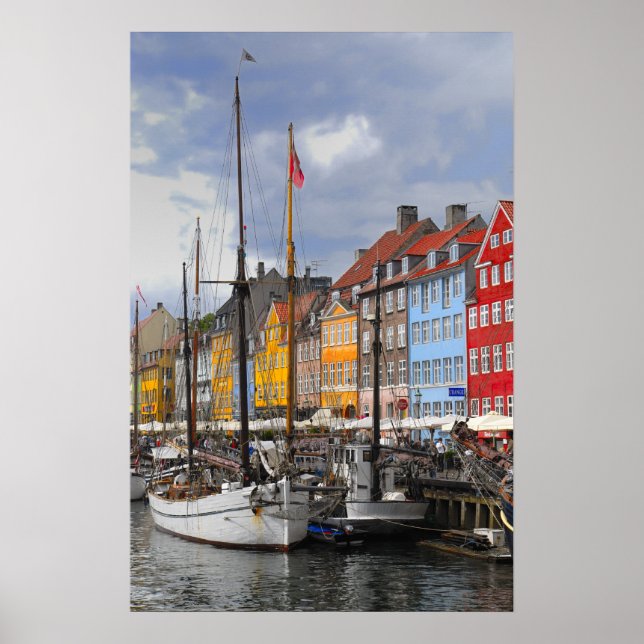 Impression fine couleur Copenhague (Devant)