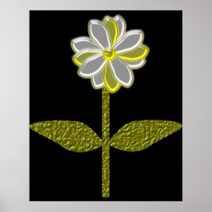 Impression Fleur Faisant Briller
