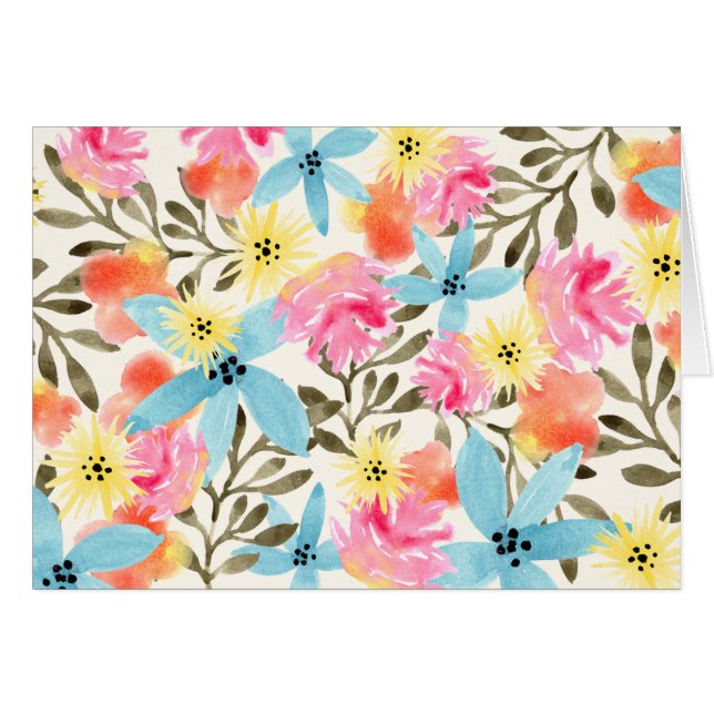 Impression florale de paradis (Devant Horizontal)