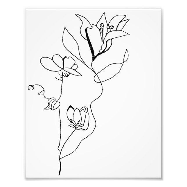 Impression florale simple (Devant)