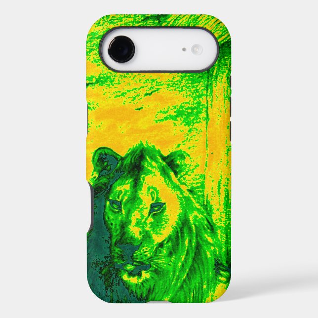 Impression Fluorante Lion Art Vision Night (Verso)