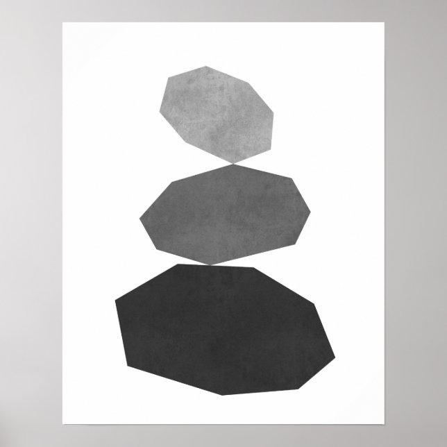 Impression géométrique minimaliste moderne (Devant)