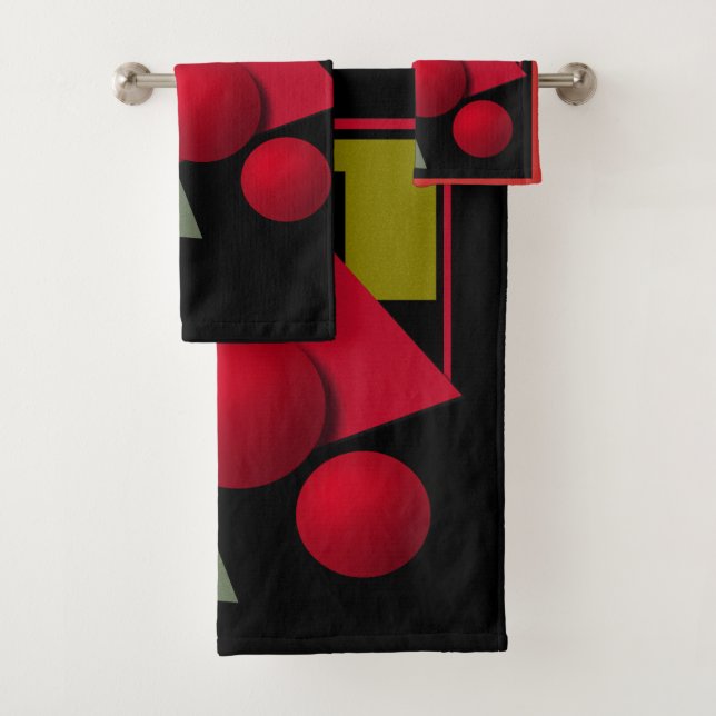 Impression géométrique moderne Abstraite (En situation)