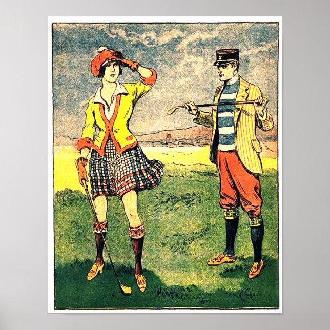 Impression Golf des années 1900 (Devant)