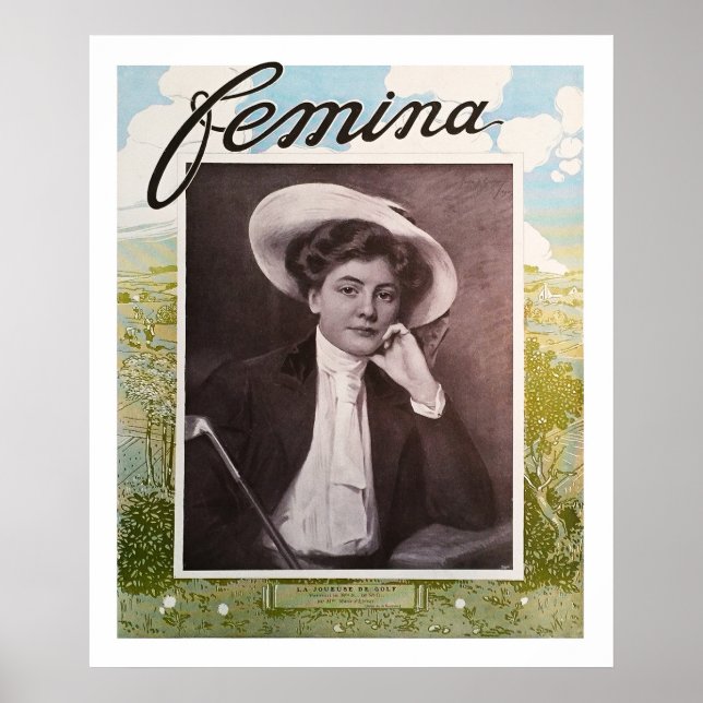 Impression Golf vintage 1908 (Devant)