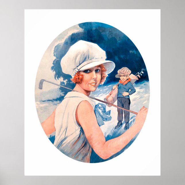 Impression Golf vintage 1925 (Devant)