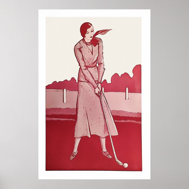 Impression Golf vintage 1932 (Devant)