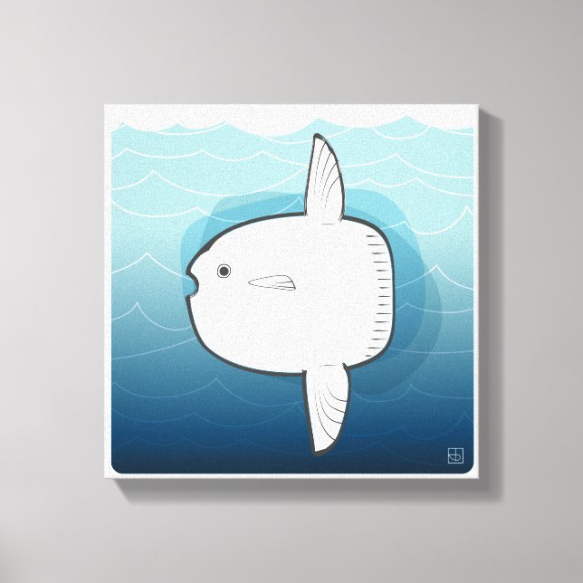 Impression graphique de Sunfish Mola Mola (Recto)