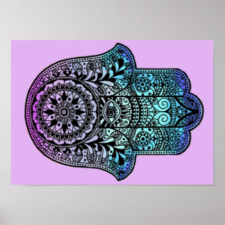 Impression Hamsa Main Ombre