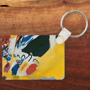 Impression III (Concert) by Wassily Kandinsky Keychain