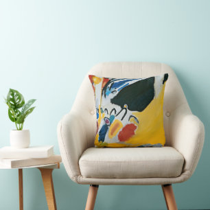Impression III (Concert) by Wassily Kandinsky Throw Pillow
